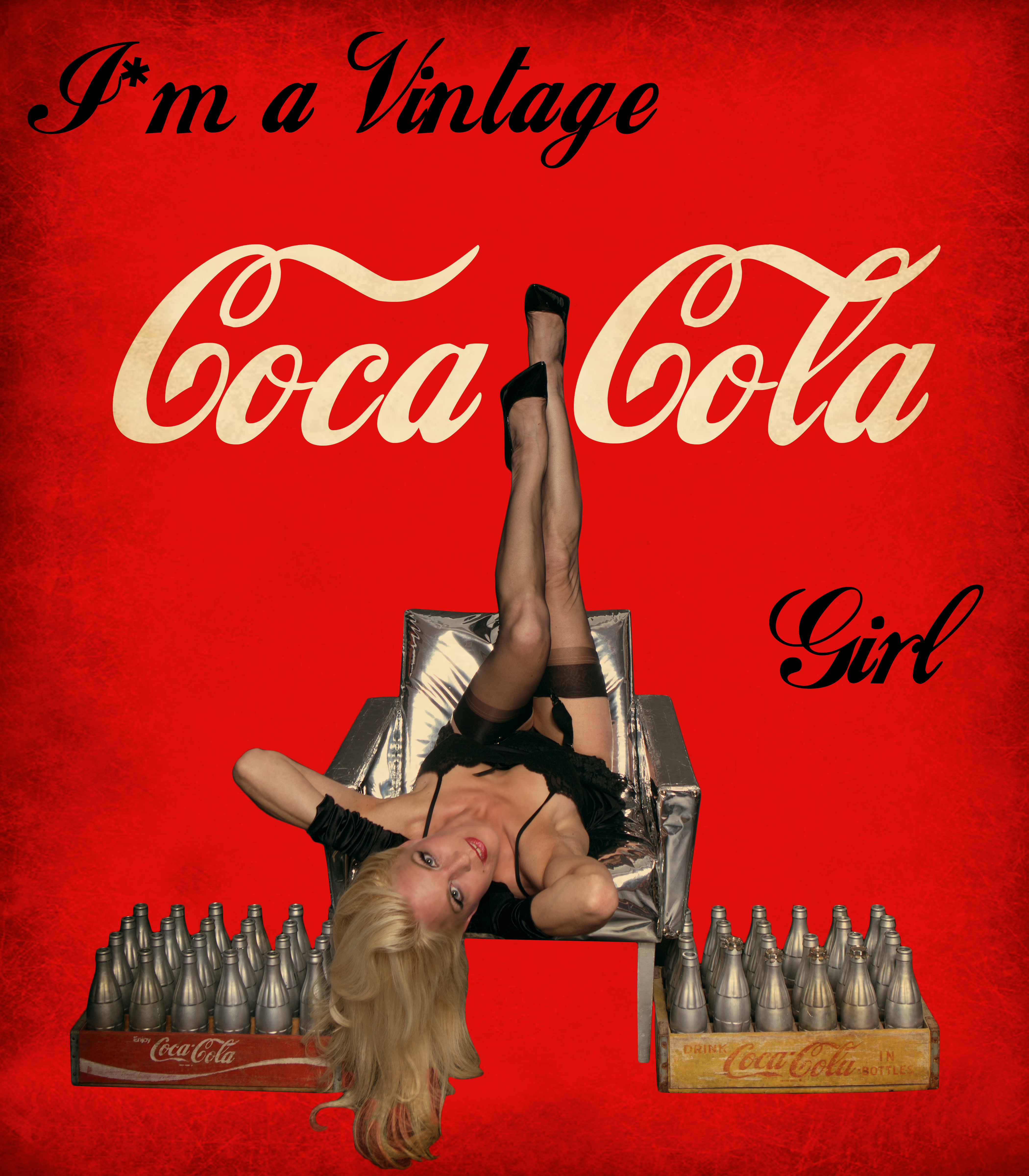 Vintage Coca Cola Girl 